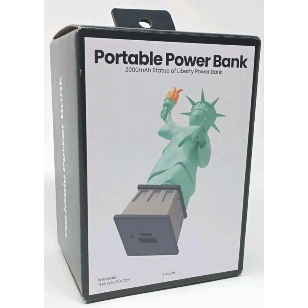 Statue Of‎ Liberty 2000mah Portable Power Bank